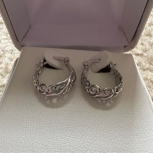 Silver Hoop Earrings